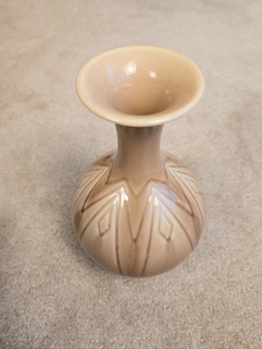 Beautiful Vintage 1956 Rookwood Vase #7075 Crazing